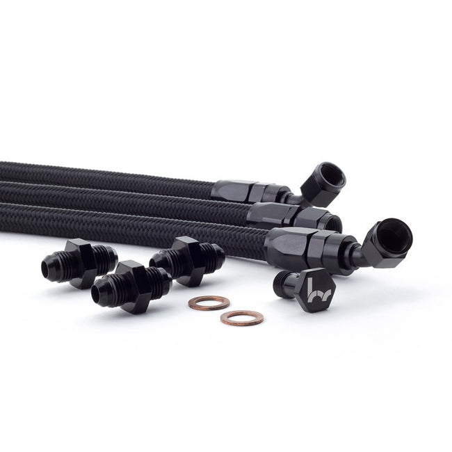 HYBRID RACING Black K-Series Swap Standard Fuel Line Kit