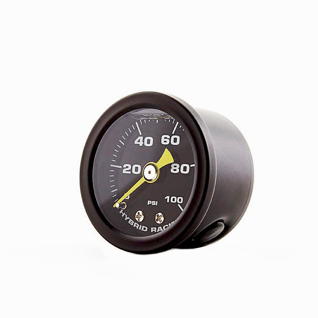 HYBRID RACING Liquid Filled Fuel Pressure Gauge