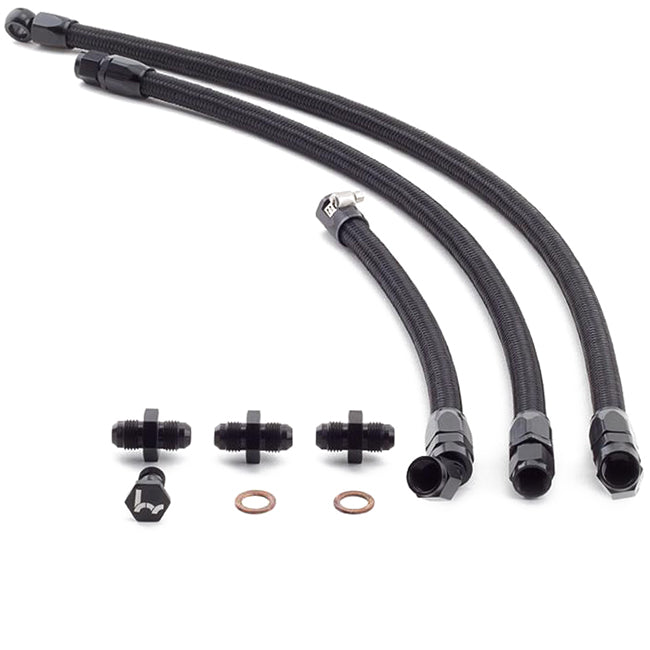 HYBRID RACING Black K-Series Swap Standard Fuel Line Kit