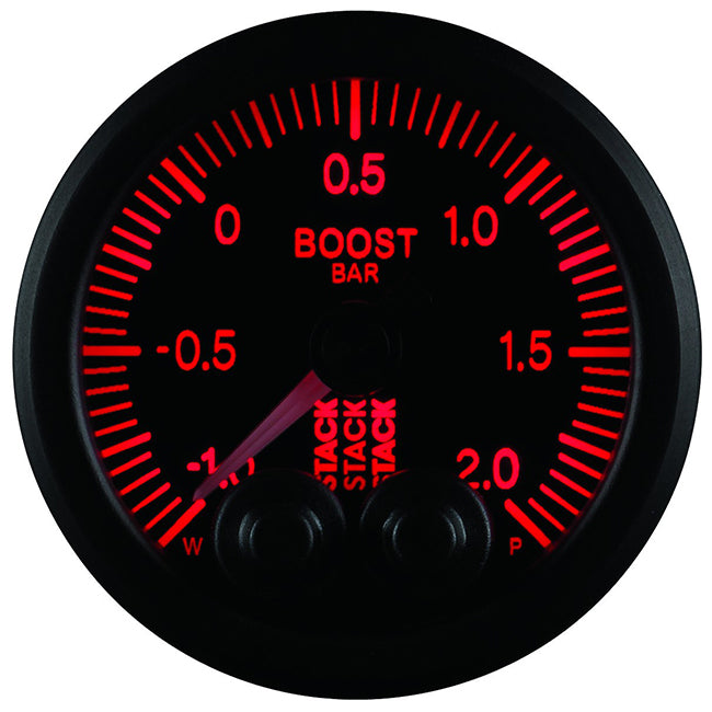 Stack Pro-Control Analogue Gauge - Boost Pressure