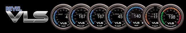 REVEL VLS OLED INTERCOOLER DUAL TEMPERATURE GAUGE